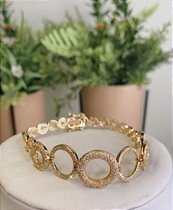 Pulseira Cravejada