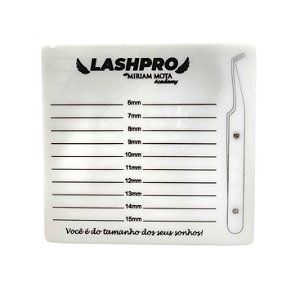 Placa Dupla com Imã Lash Pro