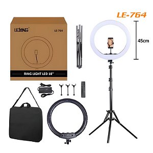 Ring Light Grande 46cm 18 Polegadas + Tripé 2.1m Led