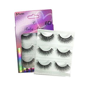 Cílios Postiços Ruby Anjo 6D/041 RA-224