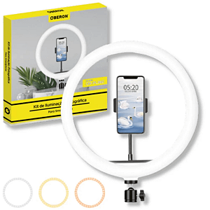 Ring Light 14" / 36cm c/ Suporte para Celular - OR-PL360