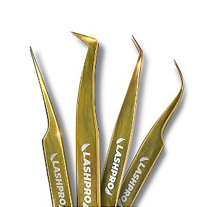 Kit 4 Pinças Lash Pro