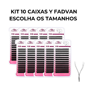 Kit Cilios FADVAN Y 10 caixas