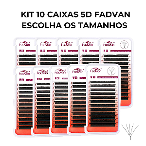 Kit Cilios FADVAN W5D 10 caixas