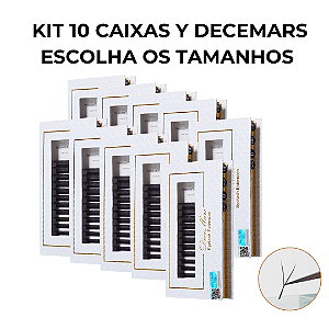 Kit Cilios DECEMARS Y 10 caixas