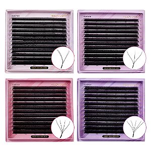 Cílios Arison Lashes Série Plus Y. 3D, 4D e 5D Mix