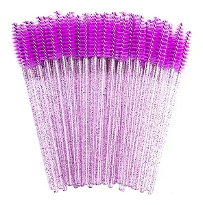 Escovinha Descartável Roxo C/ Glitter