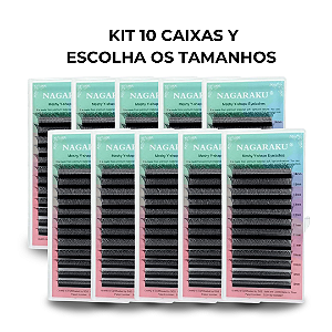Kit Cilios NAGARAKU Y 10 caixas