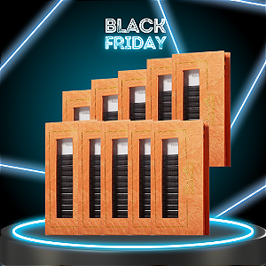 Kit Cílios Decemars W 3D Duplo (6D)