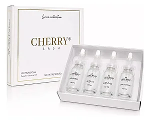 Mini Kit Retenção Cherry 10ml (Primer, Aqua, Bruma e Finalizador)