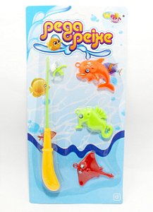 Kit Pescaria De Brinquedo - Well Kids