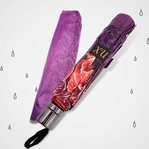 Guarda Chuva Grande Reforçado de Bolsa - Cor: Roxo