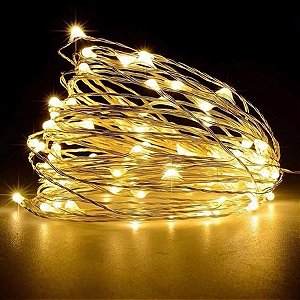 Fio Fada 3m 30 LEDs Decoração Luzes Natal Cordão De Luz