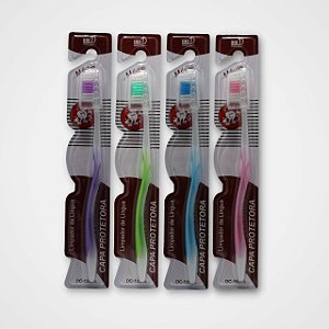 Kit 4 Escovas de Dente Com Cores Sortidas - Dental Craft