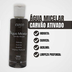 Água Micelar - Carvão Ativado 150ml - Even Make Up