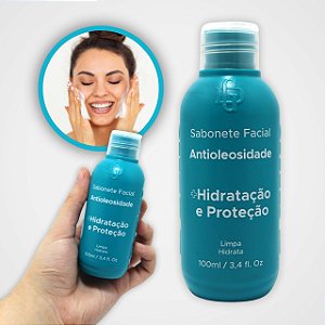 Sabonete Facial Antioleosidade Hidratação e Proteção
