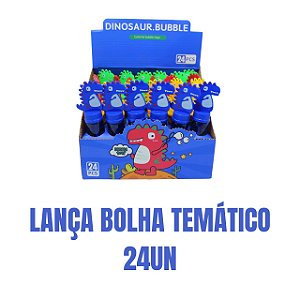 Box Lança Bolha Temático de Dinossauro 24 Un