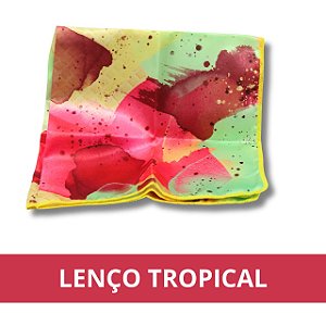 Lenço Tropical Grande 40x40 cm