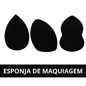 Esponja de Maquiagem Em Formatos Diferentes