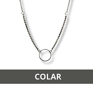Colar Fino com Uma Argola