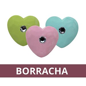 Borracha de Coração com Pedra