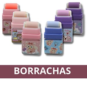 Borracha de Lápis Rolante com Diferentes Variações