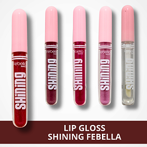 Lip Gloss Hidratante Labial Shining - Febella