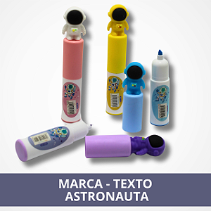Marca Texto de Astronauta Diferentes Cores