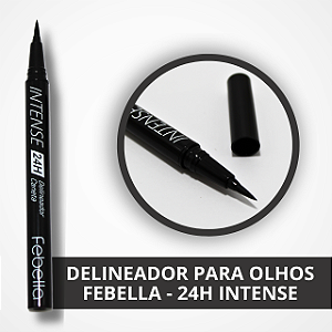 Delineador Caneta 24H Intense - Febella