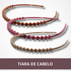 Tiara para Cabelo de Plástico Diversas Cores