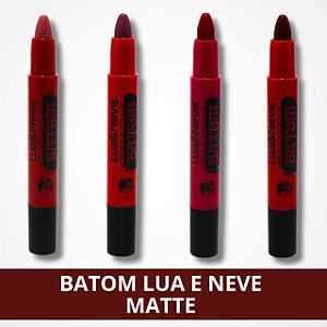 Batom Matte Bastão Fino 1-12 - Lua&Neve