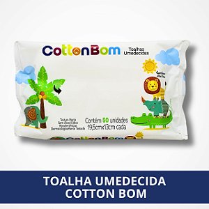 Toalhas Umedecidas Textura Macia - CottonBom