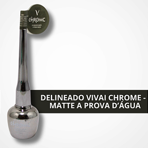 Delineador Matte à Prova D'Água Chrome - Vivai