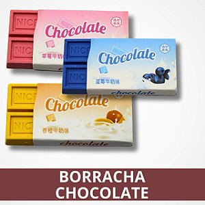 Borracha Em Formato de Chocolate