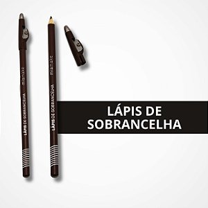 Lápis para Olho com Apontador Marrom Escuro - MiaMake