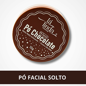 Pó Facial Chocolate Efeito Matte - Ta Linda Makeup