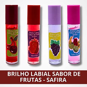 Brilho Labial Sabor de Frutas - Safira