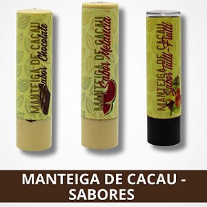 Manteiga de Cacau de Diferentes Sabores