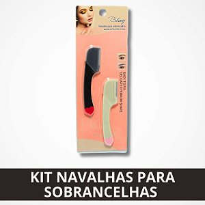 Kit Navalha Para Sobrancelha