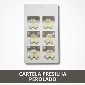 Cartela Presilha Perolado