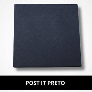 Post It Preto