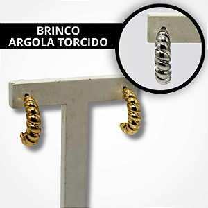 Brinco Argola Torcido