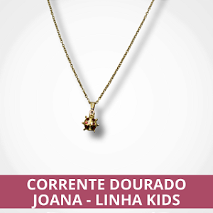Corrente Dourada de Joaninha - Linha Kids
