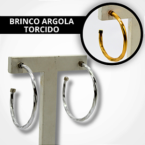 Brinco Argola Torcido