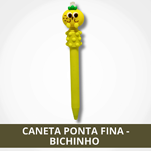 Caneta Ponta Fina - Bichinho