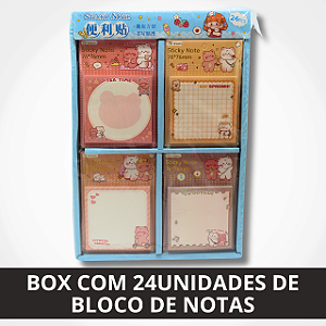 Box Bloco de Notas - 24Un.