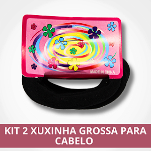 Kit 2 Xuxinha Grossa Para Cabelo