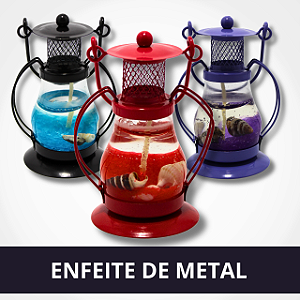 Enfeite de Metal - Vela