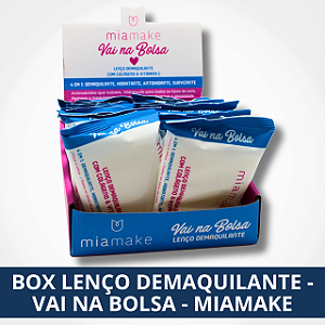 Box Lenço Demaquilante - Vai na Bolsa - MiaMake
