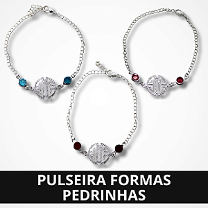 Pulseira Formas Pedrinhas